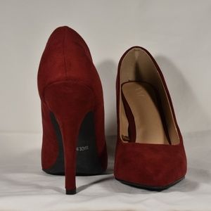 Forever21 Red Closed Toed Heels